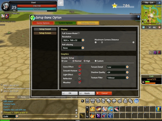 Problem in Game