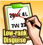 Low-rank Disguise