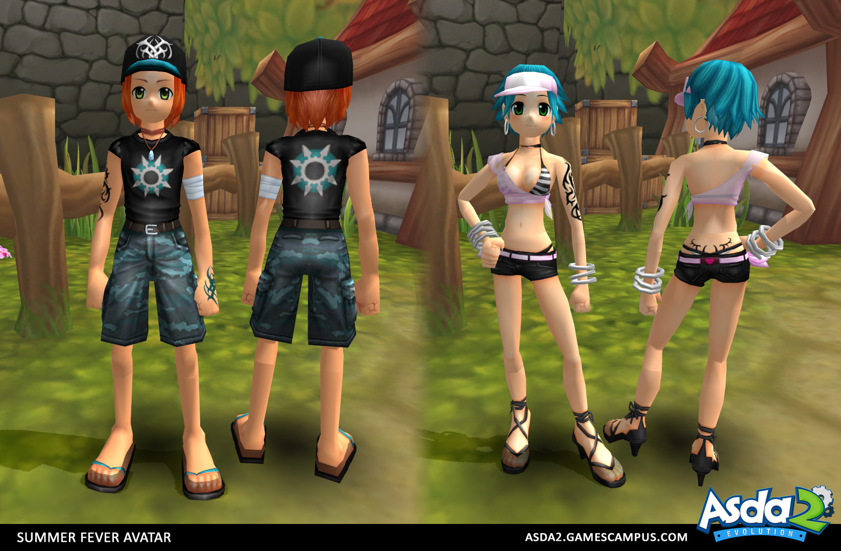 Best Anime MMORPG - Asda 2 - Summer Fever Set