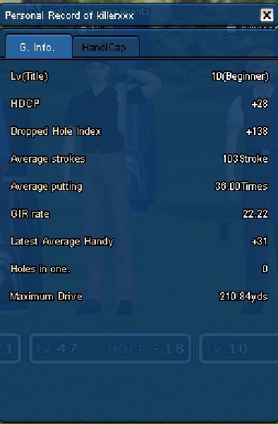 Nice personal record