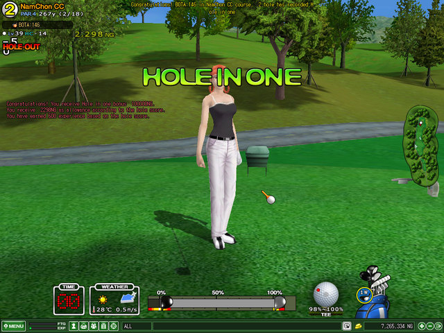 2nd shot of the day - 1W HIO Par 4