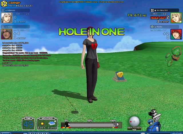 HIO on hole 12 of cads