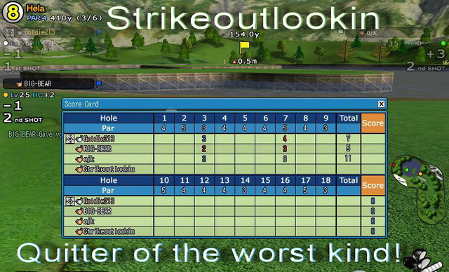 Quitter of the worst kind