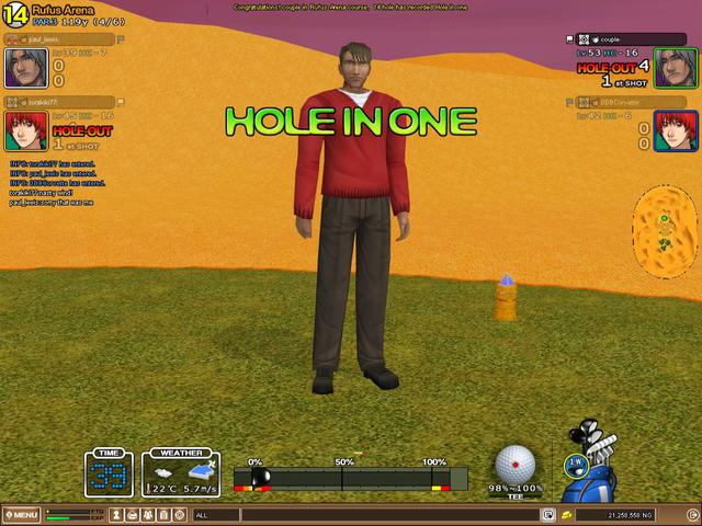 NICE HOLE IN ONE WELL DONE COUPLE