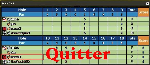 Quitter