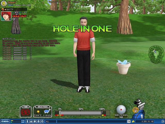 I called my HIO!!! golf74 HIO at Sosori #8