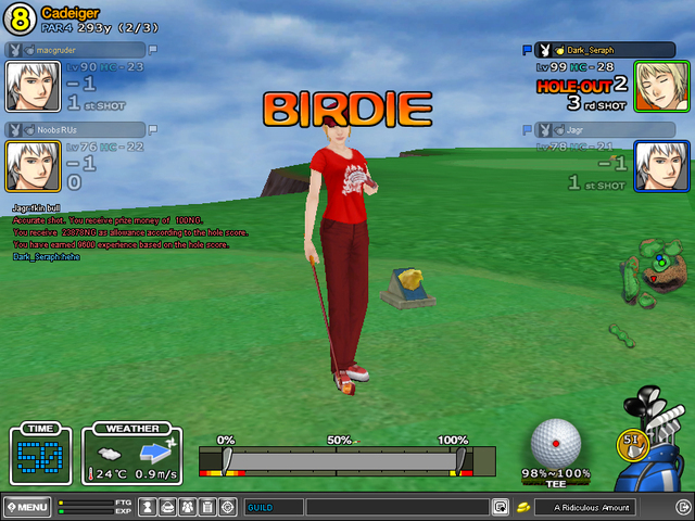 hio cad hole 8 for birdie