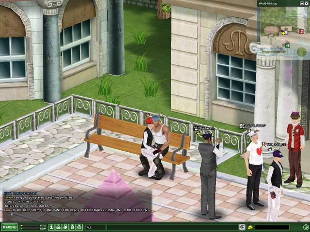 I am sitting on his knees :P