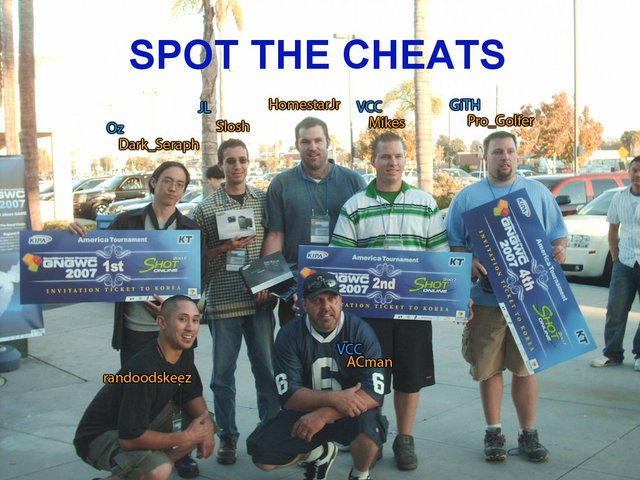 SPOT THE CHEATS