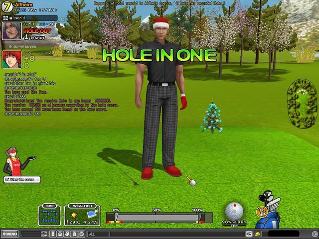 Hio again at hole 9 alf.