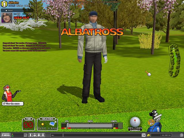Alby in alf hole 11