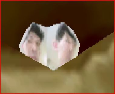 Abel 11th hole "photos in the skulls eyes"