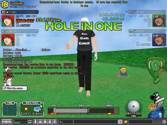 Clubby HIO hole 10