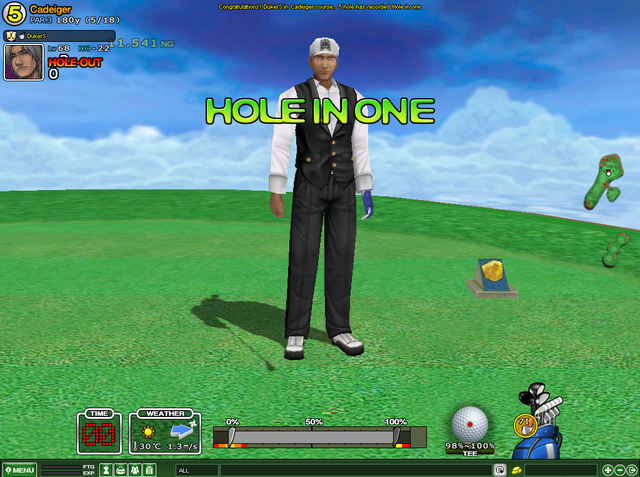 First Hole in one on cads