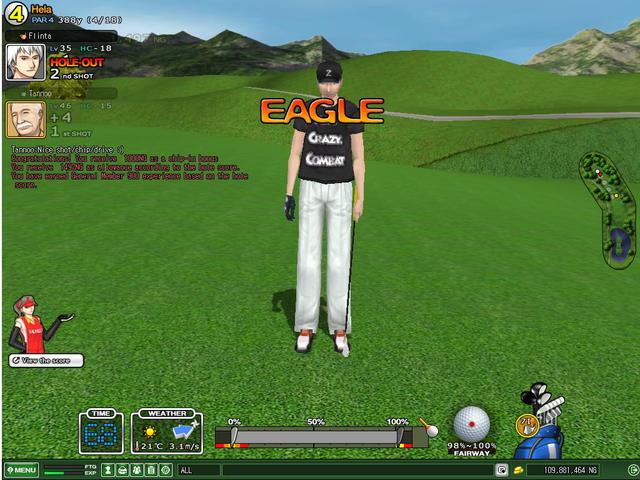 eagle from 180 yards on hela.