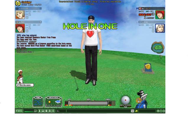 Tidus10 - again  HIO on hole 16 Cadeiger