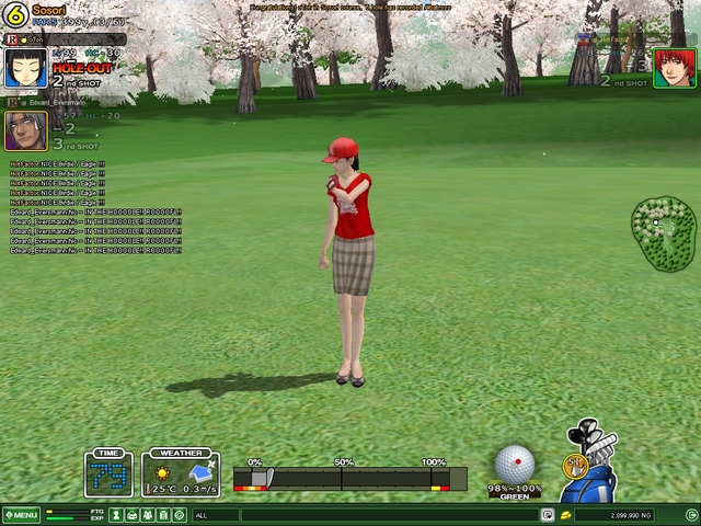 oTon ALBA with putter