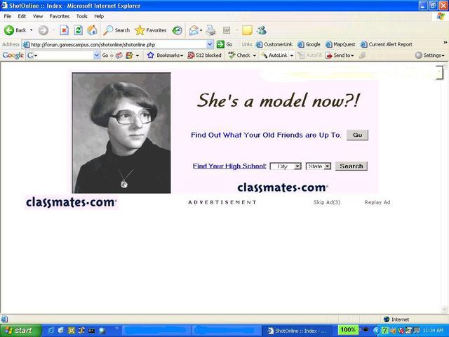S.O. pop-up ad when viewing Forum