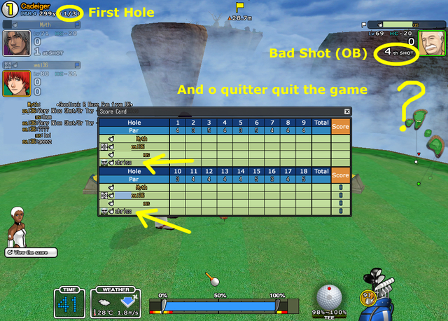 chrisx - BlindGolfers -  a quitter