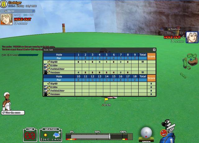 high lvls quit from 18holes cad game ...