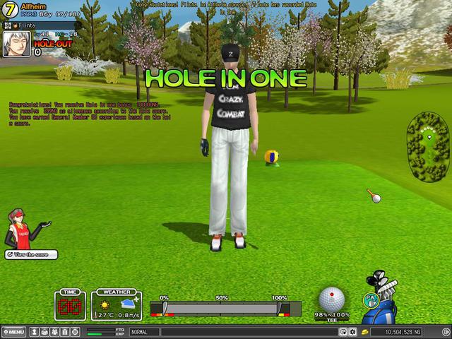 Hio on hole 7 alf xD