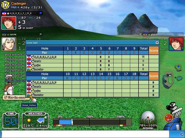 QUITER FROM GLOBAL GOLFERS