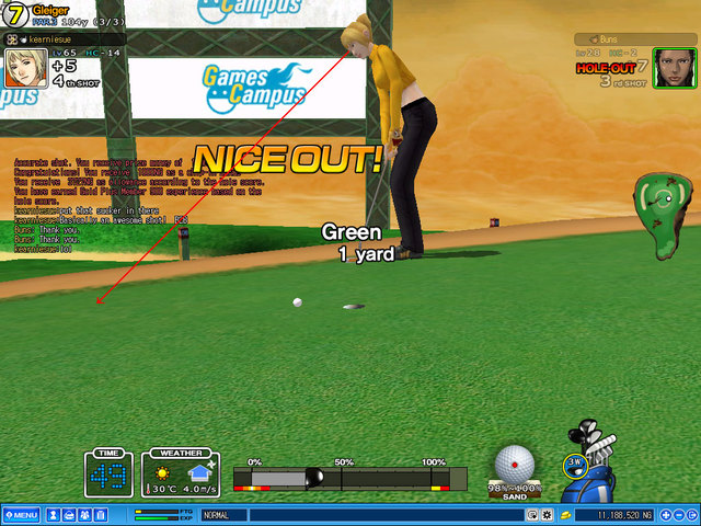 no wonder she missed...