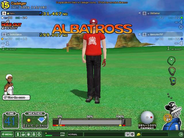 hijinx Alba Cads Hole 15