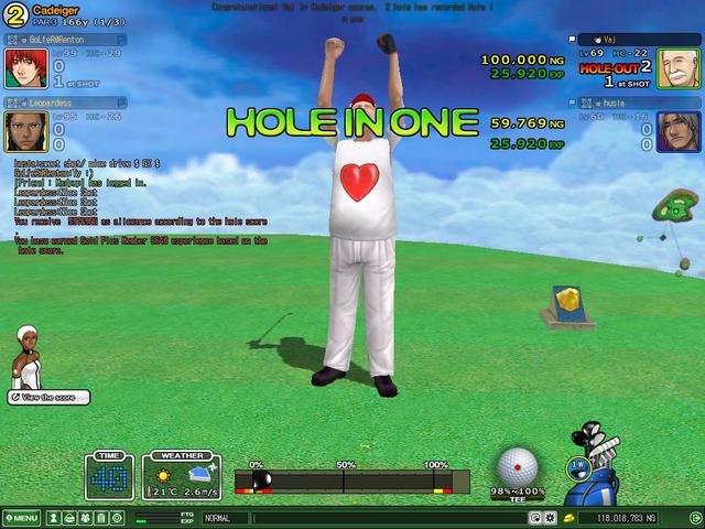 vaj``s first hio on this hole