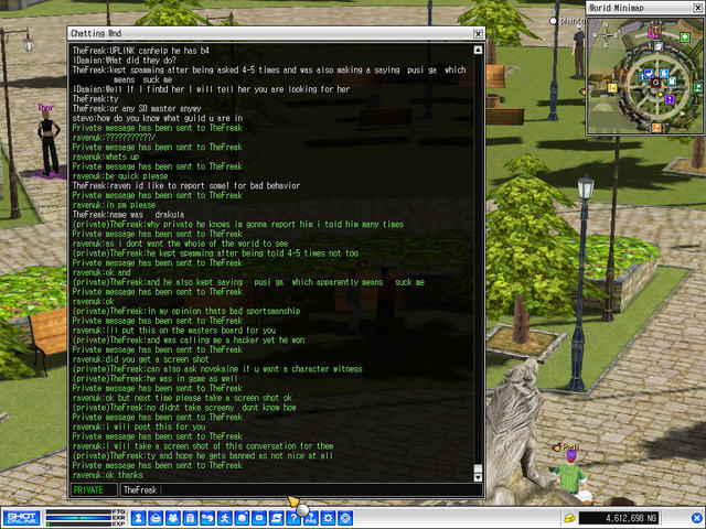 Abusive person reported