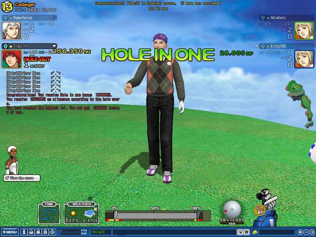 Hio Hole 13 Cadeiger on Double xp Day