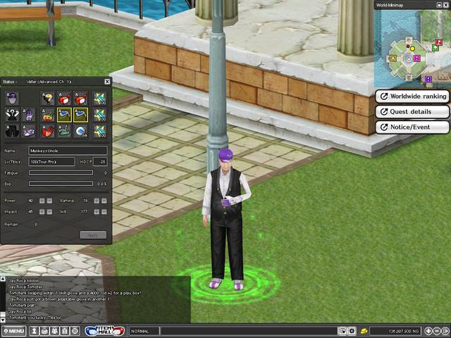 MunkeysUncle``s Equipment