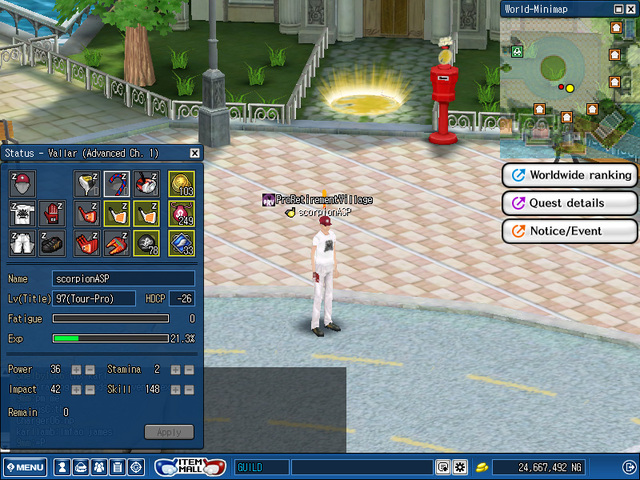 scorpionASP``s equip and stuff