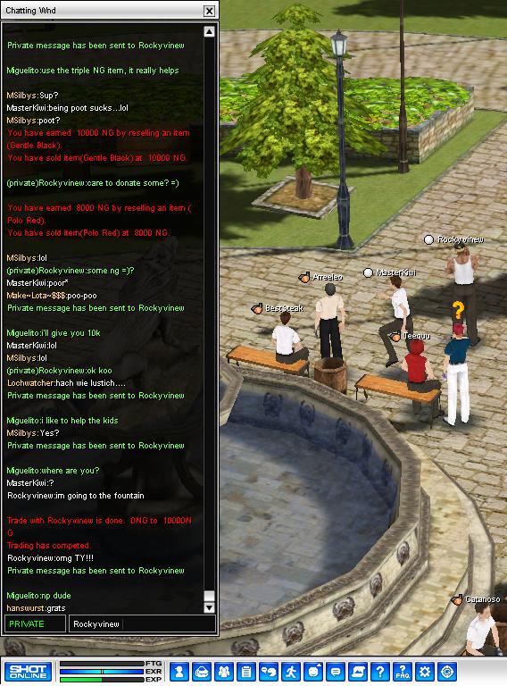 Donated some cash to a beginner