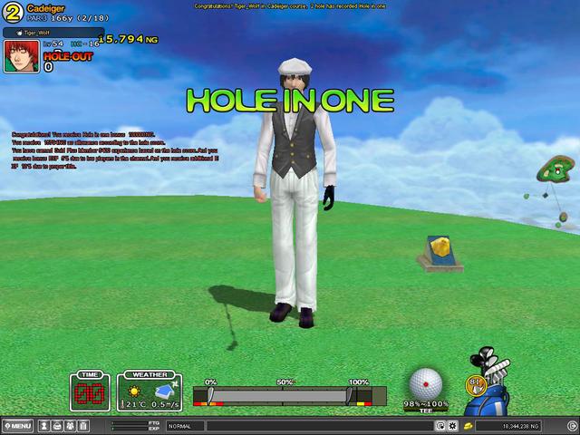 My 2nd HIO on hole 2 of Cads