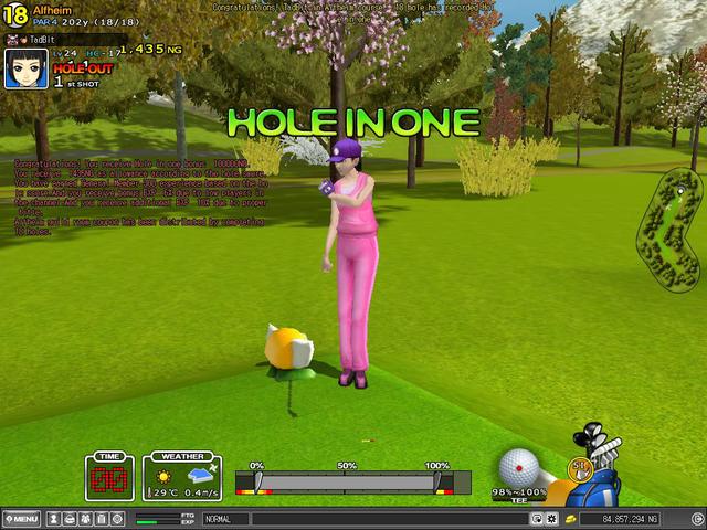 First Hole In One