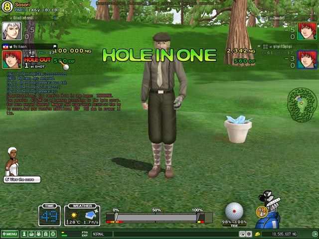 Got HIO on Caddy Round