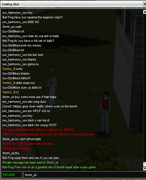 Helping someone get back into the game