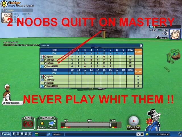 Your-Crap level 92 and Jamboron level 62 , two noob who quit on cadiger mastery