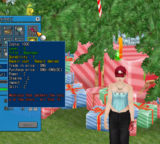 Zodiac 1000 item wooot