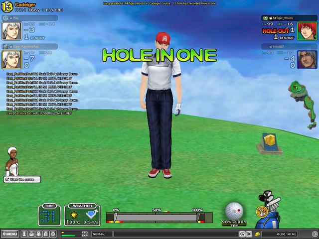 Wooooooooot hio on cad mastery hole 13