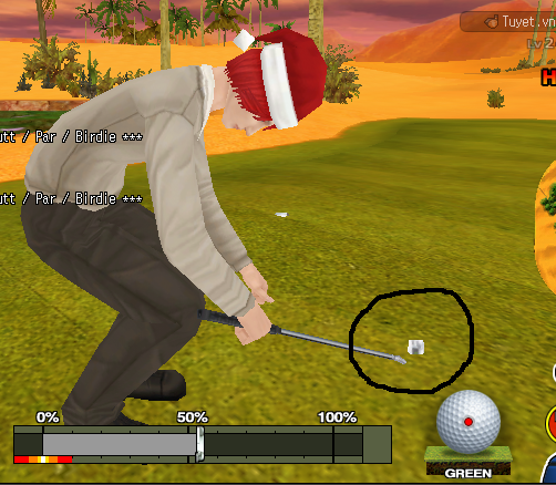 Damage to  Rufus #1 green