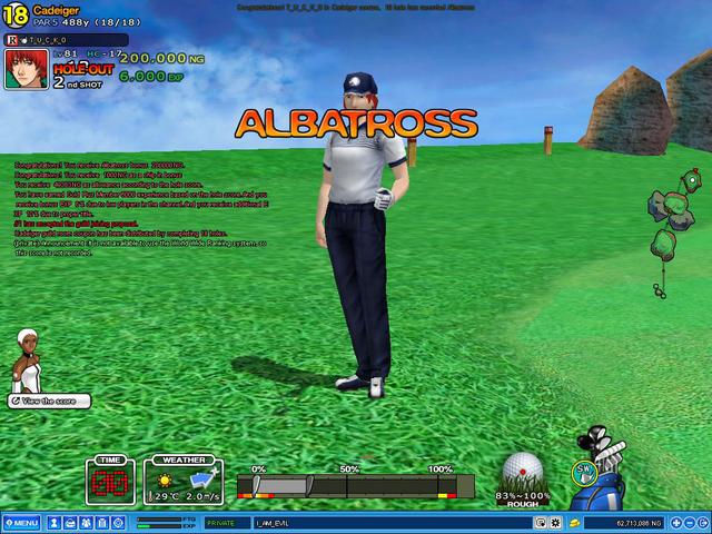 alby hole 18 cads same round =]