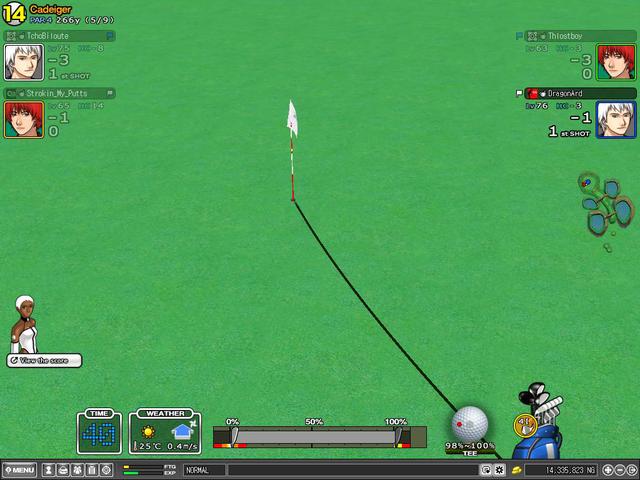 HIO on hole 14 Cads :)