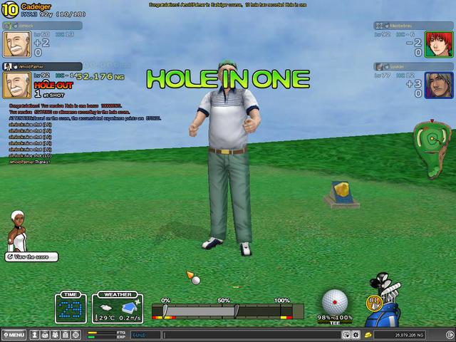 Back to back cads mastery HIO``s on hole 10