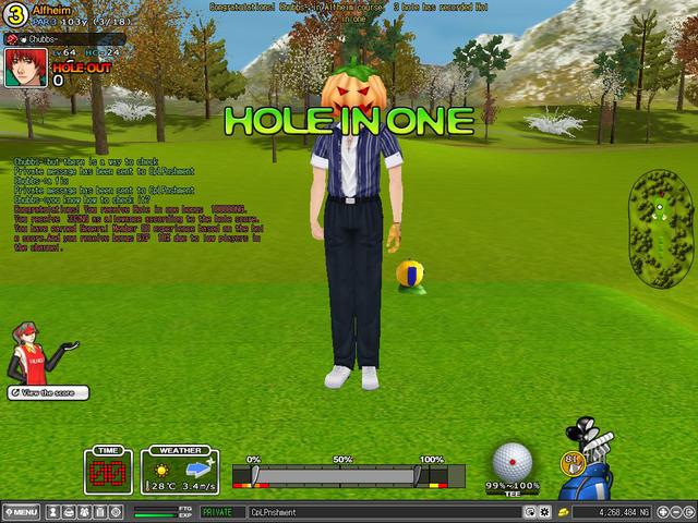 HIO hole 3 two in one day woot