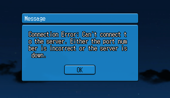 Cannot login to server