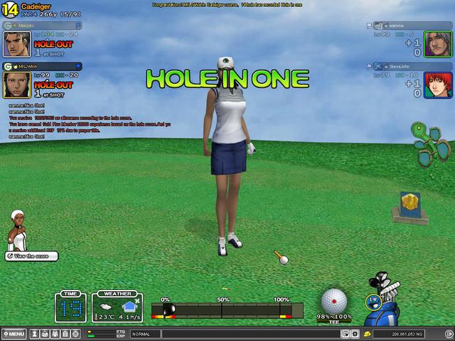 MILJANA  hioooooo  on 14 hole