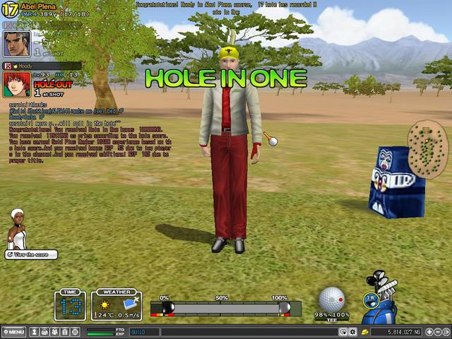 Legendary HIO on Abel Plena``s no 17 hole by Hoody :D