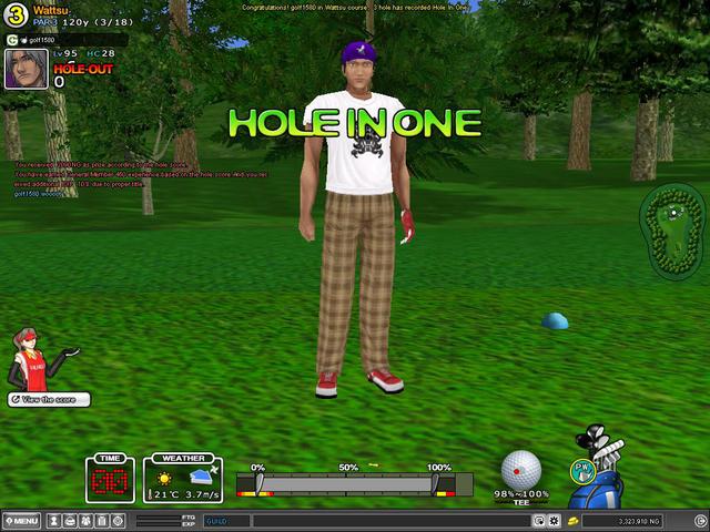 hio hole 3 wattsu ( 2 hio`s in 3 holes)